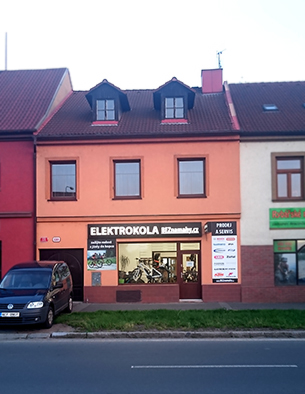 Prodej a servis elektrokol - naše prodejna v centru Plzně